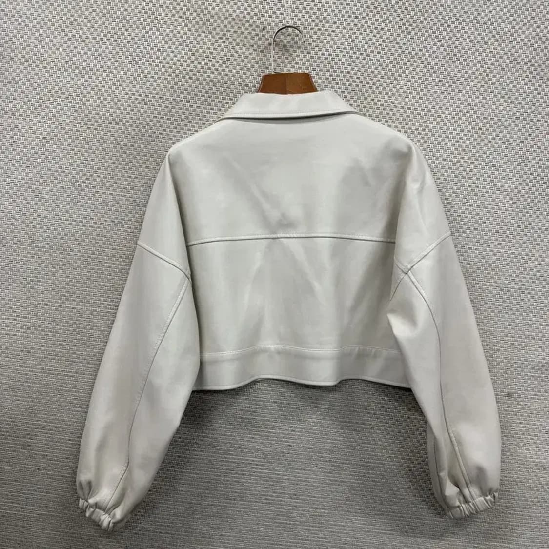 빈티지 캐주얼 투포켓 크롭 가죽자켓 FREE M09330 상품이미지2