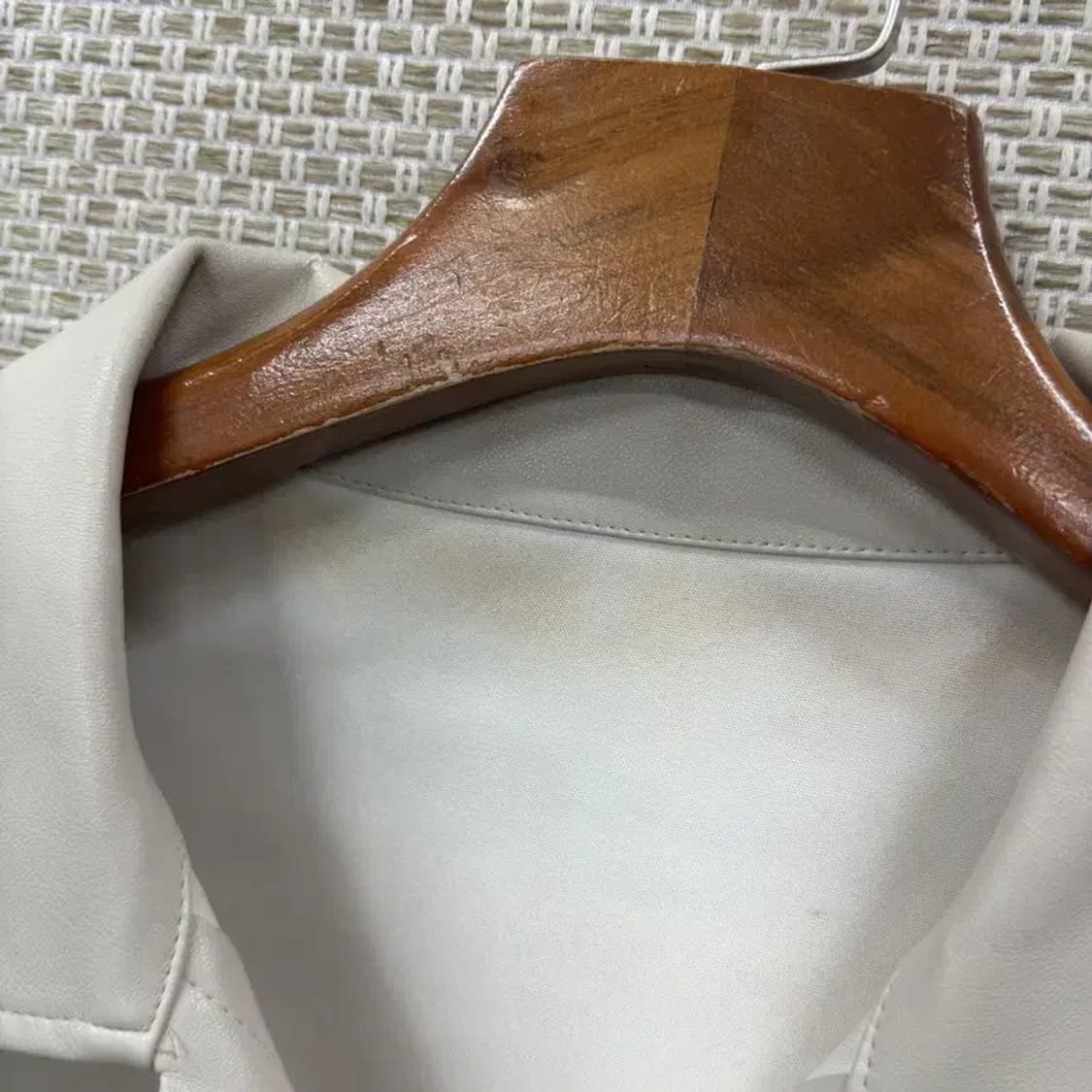 빈티지 캐주얼 투포켓 크롭 가죽자켓 FREE M09330 상품이미지4