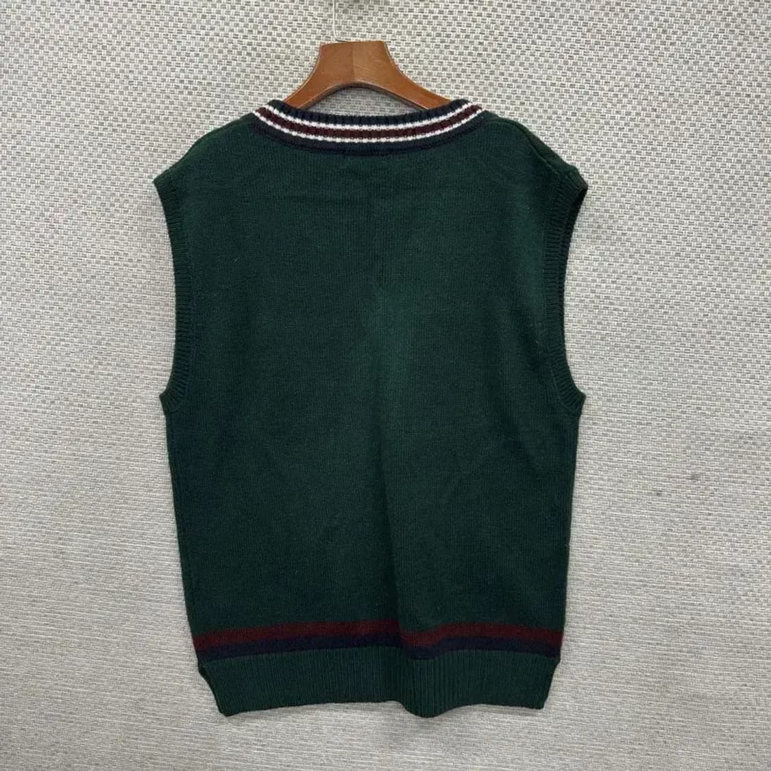 후아유 캐주얼 브이넥 니트 조끼 베스트 XL M09427 상품이미지2