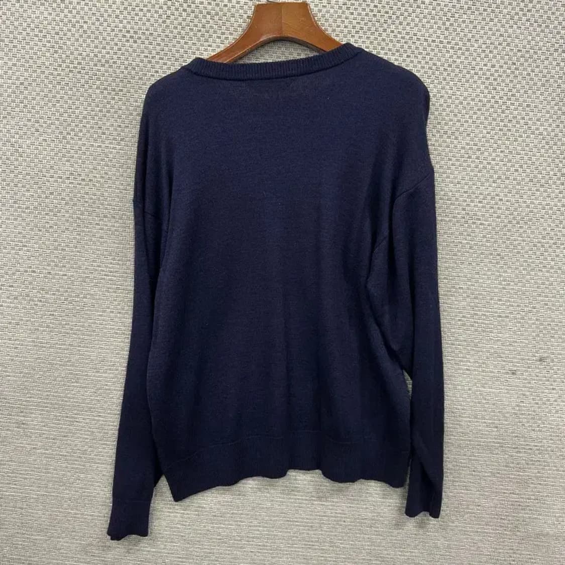 필라 자수로고 캐주얼 실크 울 니트 105 M09429 상품이미지2