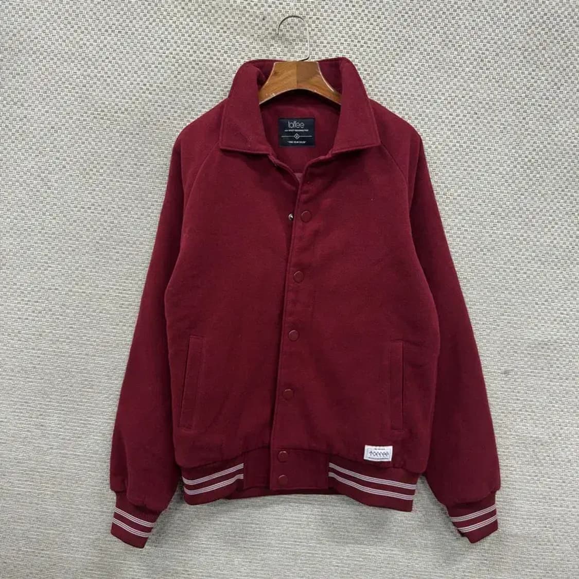 TOFFEE 토피 스웨이드 바시티 자켓 S M09439 상품이미지1