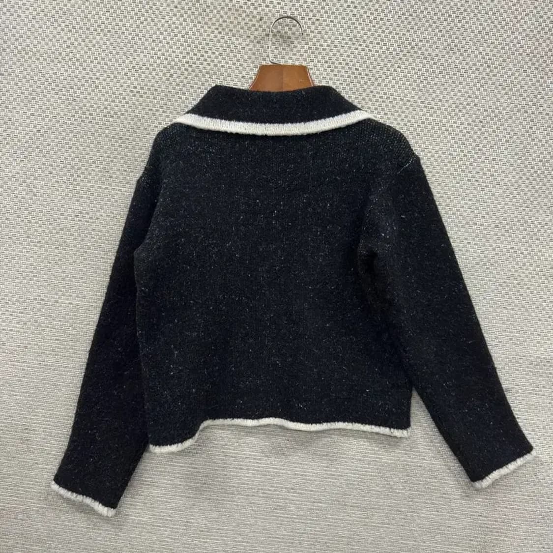 빈티지 니트 크롭 트위드 자켓 95 M09430 상품이미지2