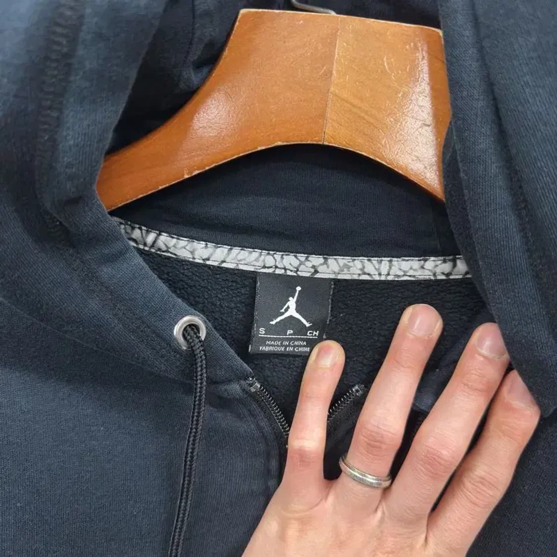 나이키 조던 자수로고 약기모 후드집업 S M09446 상품이미지3