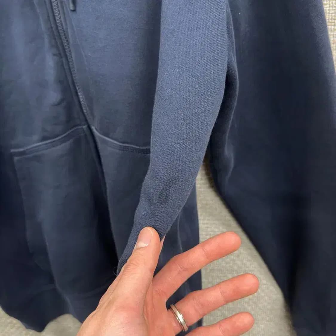 나이키 자수로고 약기모 캐주얼 후드집업 XXL M09447 상품이미지5