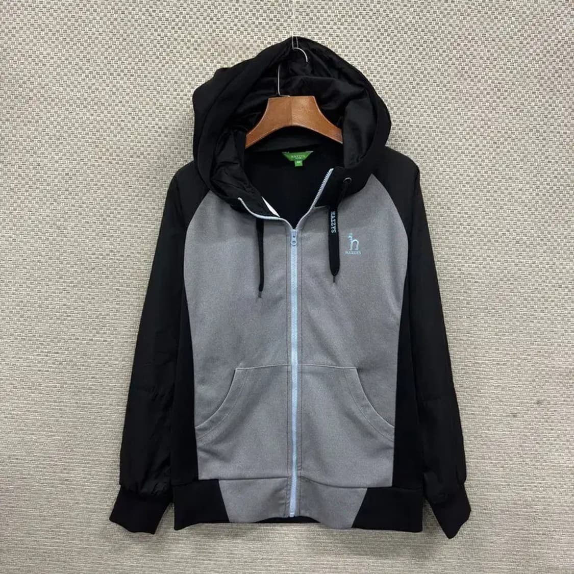 헤지스 자수로고 약기모 후드집업 100 M09448 상품이미지1