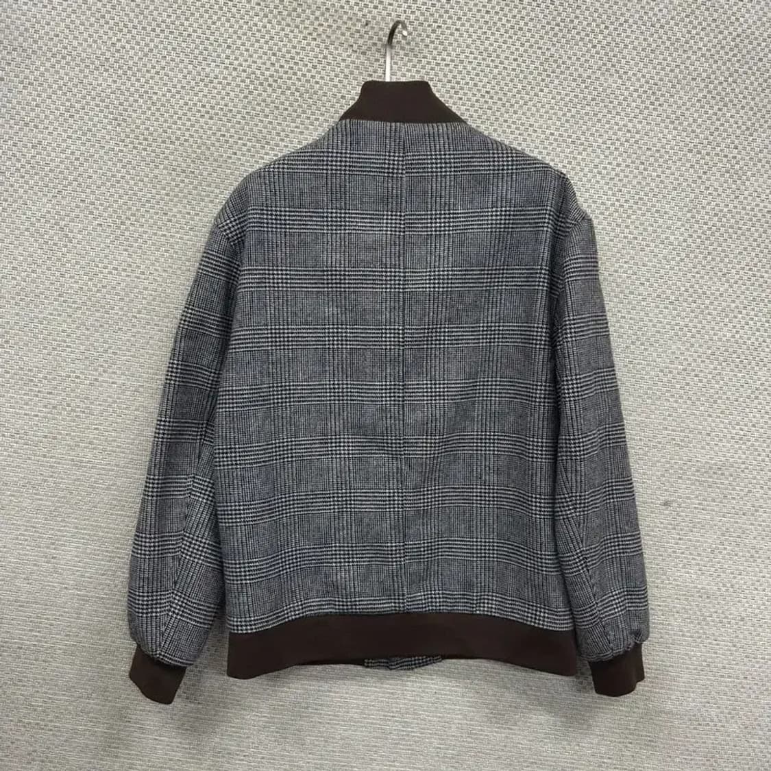 빈티지 캐주얼 투포켓 체크 자켓 M M09546 상품이미지2