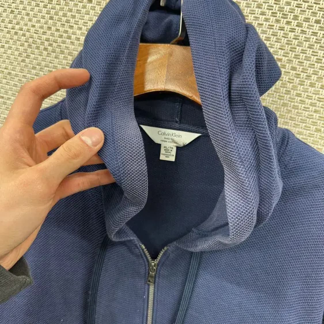 캘빈클라인 무지 캐주얼 후드집업 XL M09563 상품이미지5