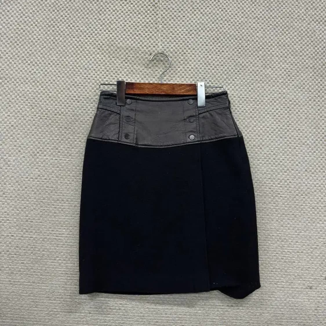 시스템 울 양가죽 치마 미니스커트 64 M09570 상품이미지1