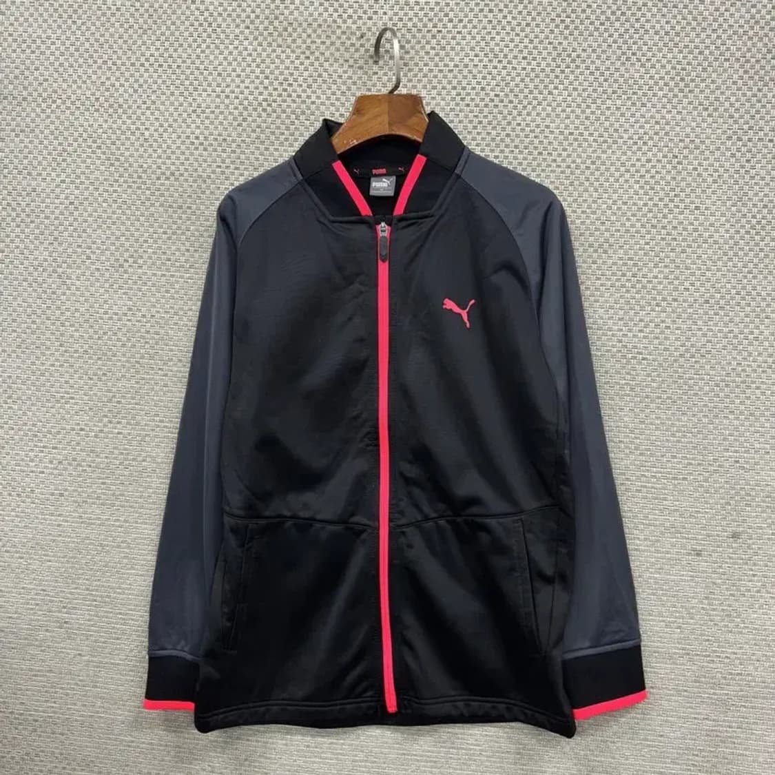 푸마 프린팅로고 캐주얼 져지 집업 160 M09555 상품이미지1