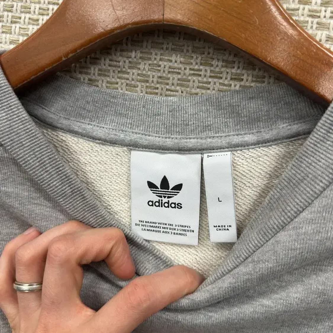 아디다스 캐주얼 빅트레포일 맨투맨 L M09551 상품이미지3