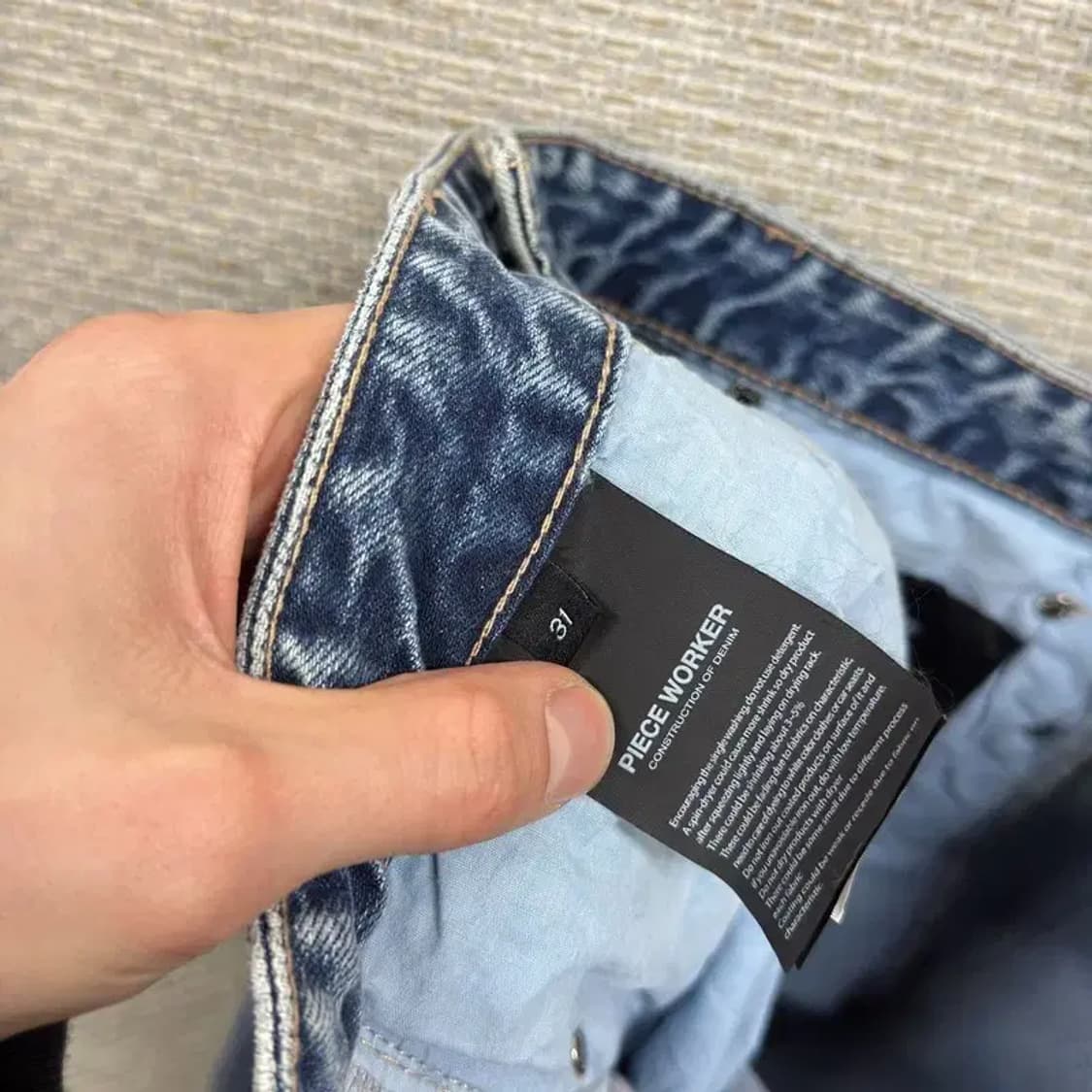 피스워커 캐주얼 코튼팬츠 데님 청바지 31 M09574 상품이미지4