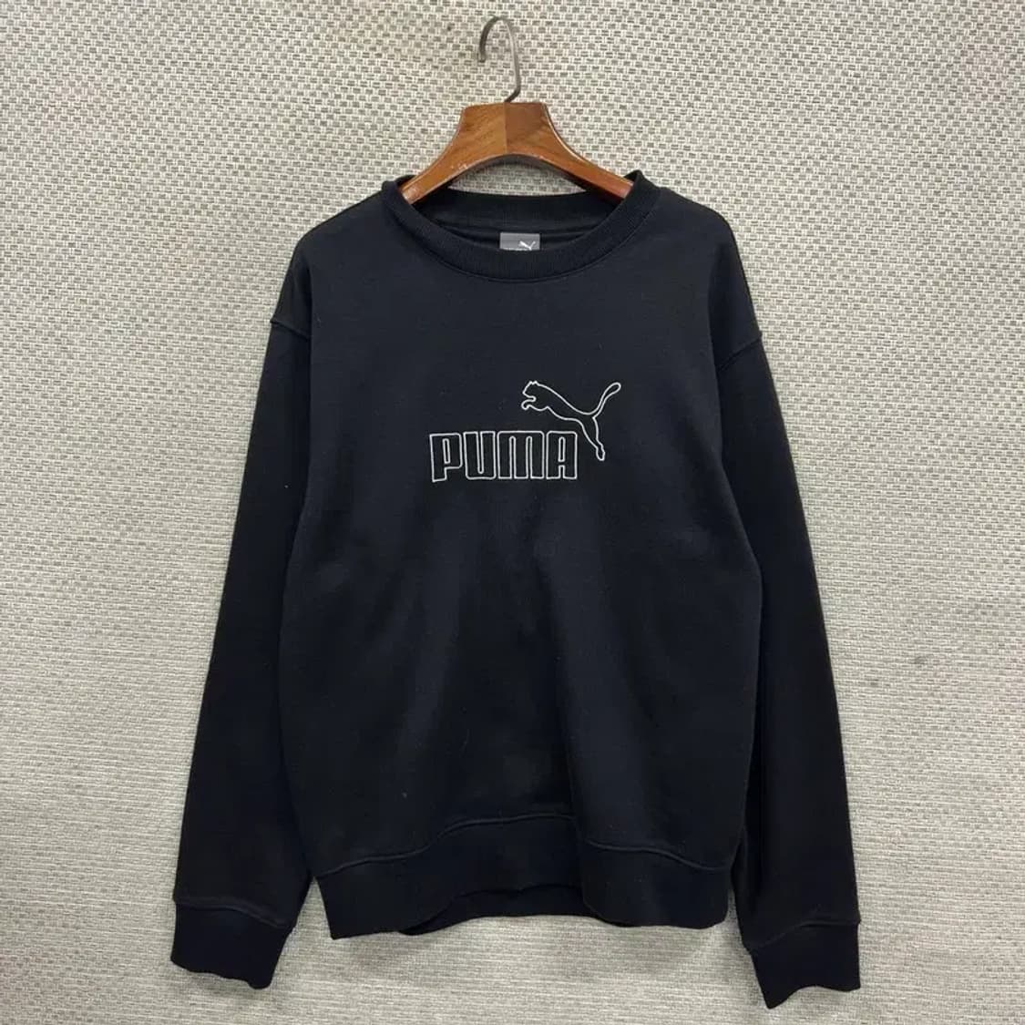 푸마 자수로고 캐주얼 오버핏 맨투맨 M M09558 상품이미지1