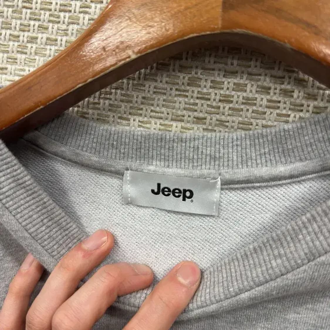 지프 JEEP 프린팅로고 캐주얼 맨투맨 L M09561 상품이미지3