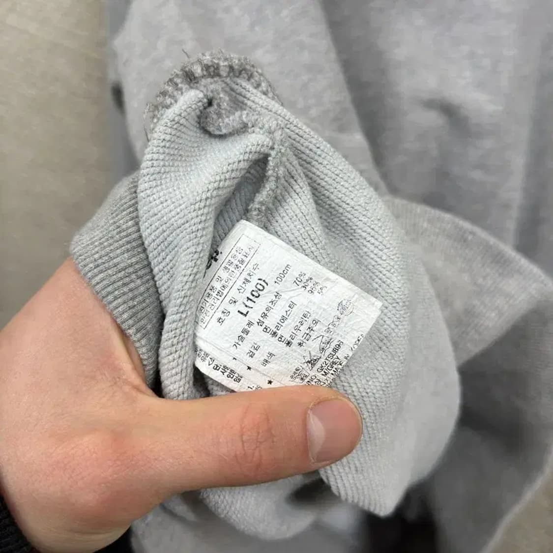 지프 JEEP 프린팅로고 캐주얼 맨투맨 L M09561 상품이미지4