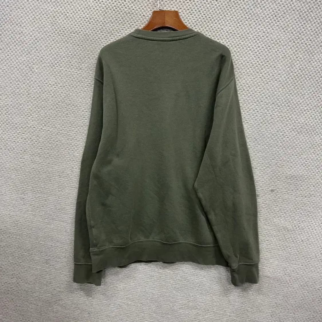 나이키 카키 약기모 자수로고 맨투맨 XL M09666 상품이미지2