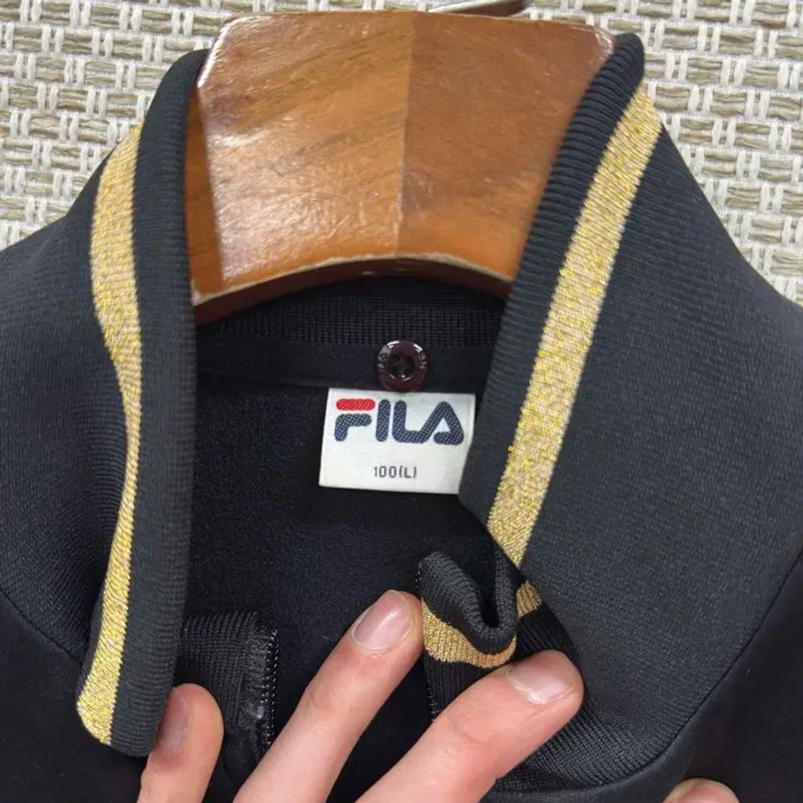 필라 올드스쿨 자수로고 트랙탑 져지 집업 100 M09676 상품이미지3