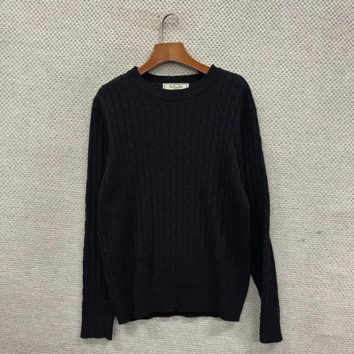 앤더슨벨 캐주얼 케이블 라운드넥 니트 L M09684 상품이미지1