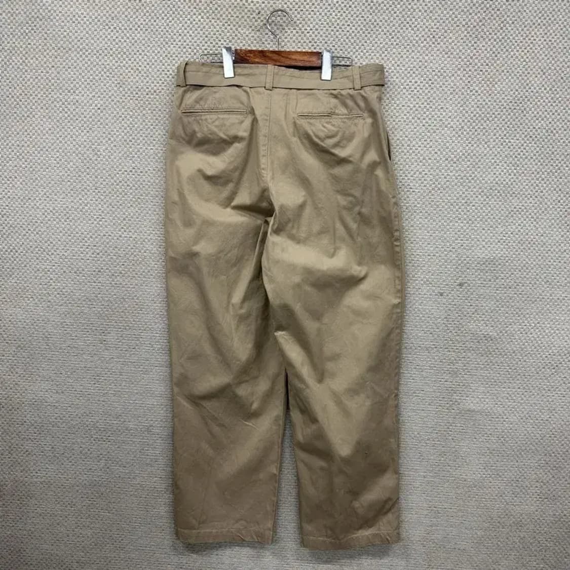 무신사 스탠다드 핀턱 벨티드 와이드팬츠 바지 33 M09690 상품이미지2