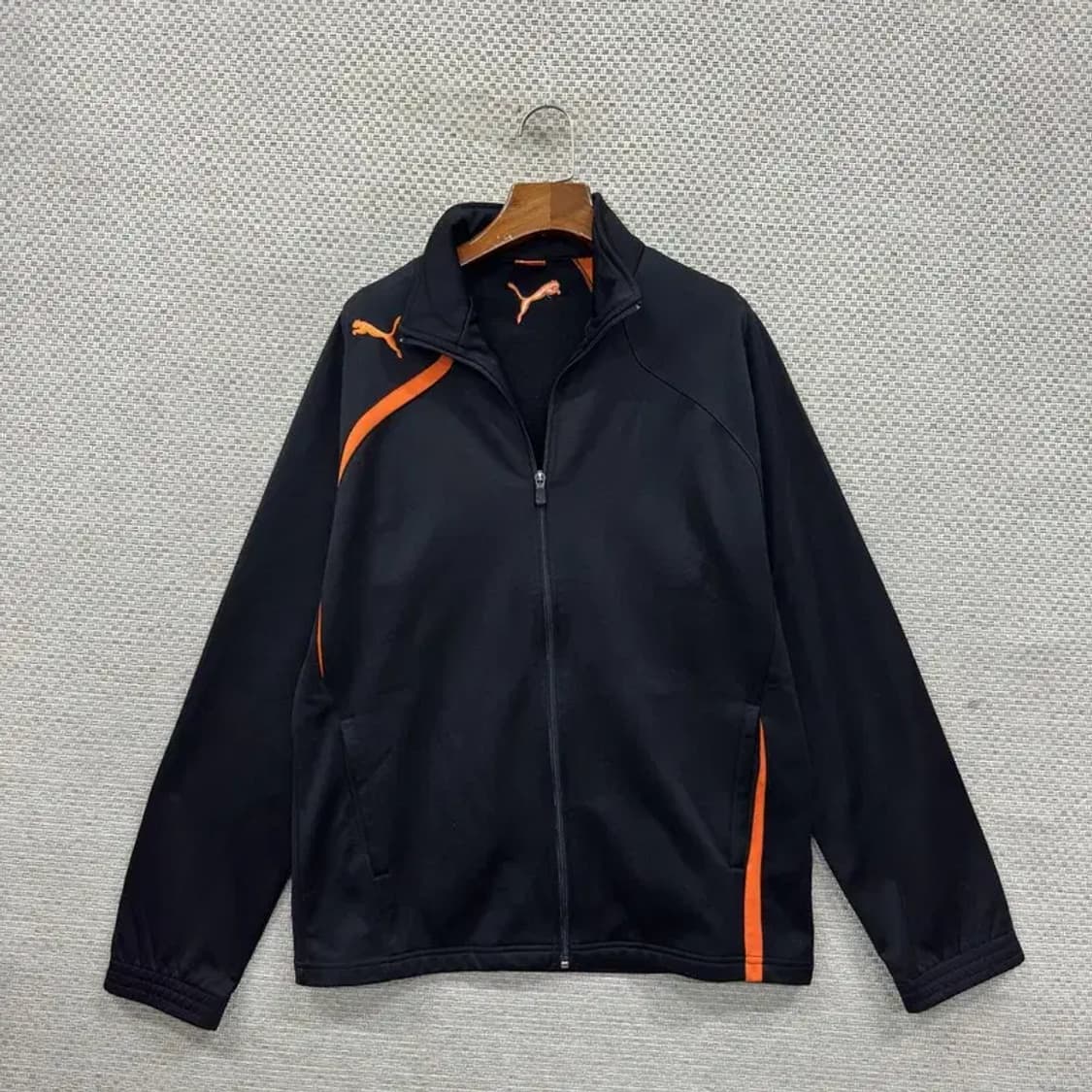 푸마 자수로고 캐주얼 배색 트랙탑 져지 집업 XL M09677 상품이미지1