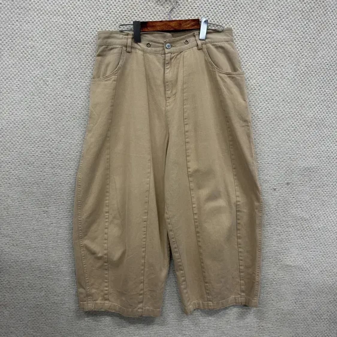 굿 라이프 웍스 베이지 벌룬핏 팬츠 바지 L M09691 상품이미지1