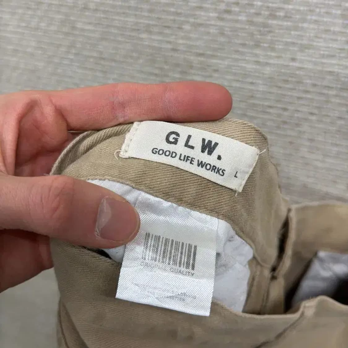 굿 라이프 웍스 베이지 벌룬핏 팬츠 바지 L M09691 상품이미지3