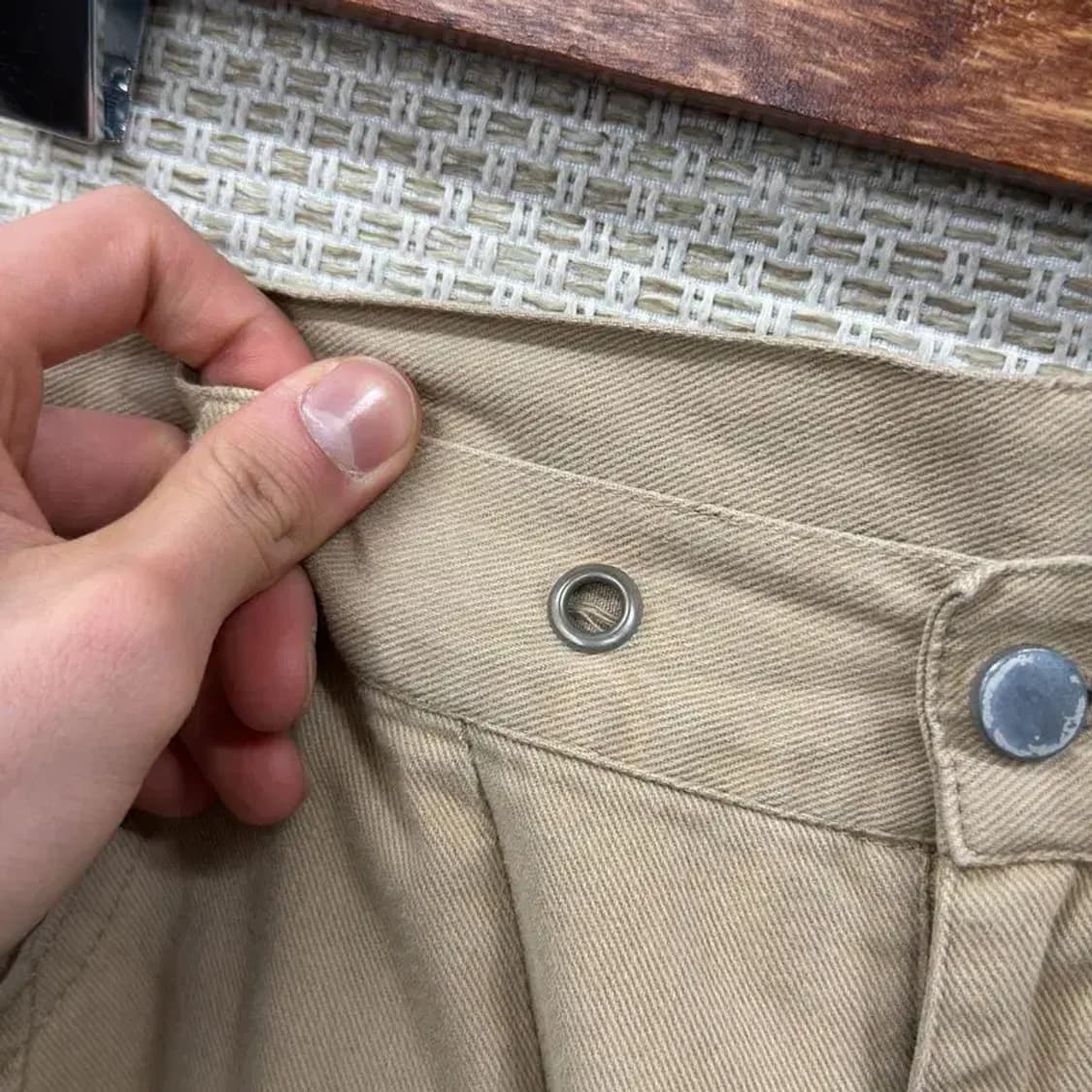 굿 라이프 웍스 베이지 벌룬핏 팬츠 바지 L M09691 상품이미지4