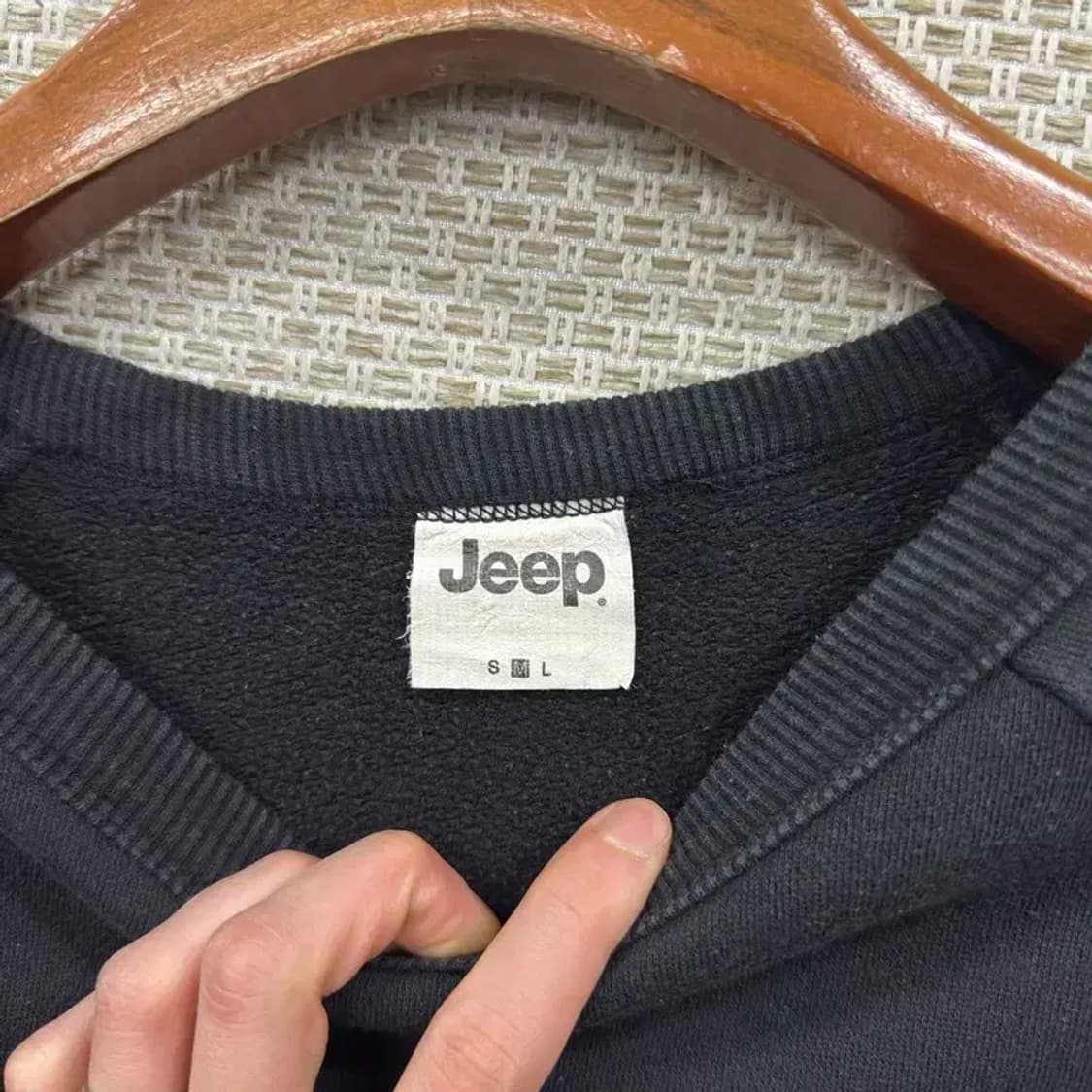 지프 JEEP 자수로고 약기모 오버핏 맨투맨 M M09675 상품이미지3