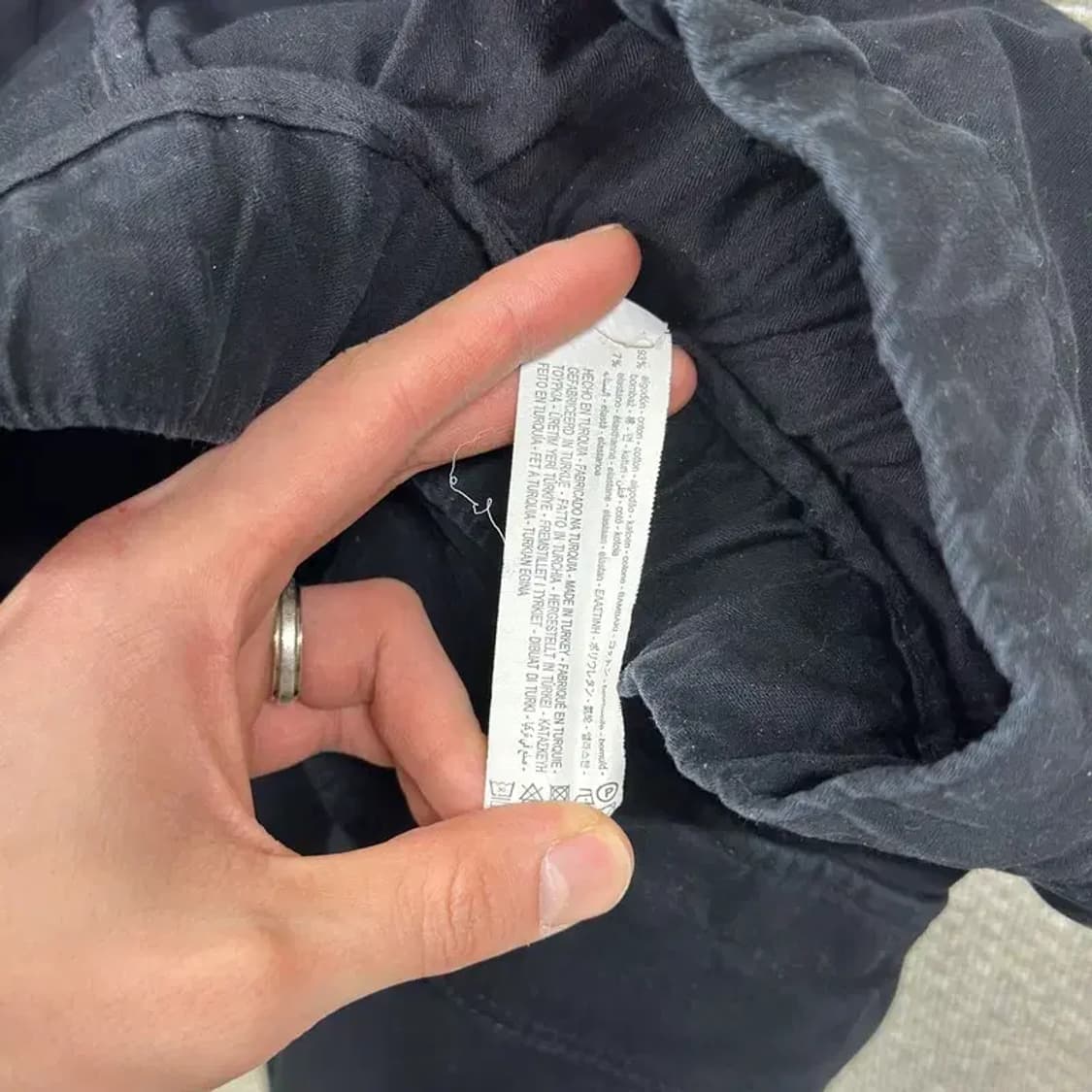 자라 ZARA 밴딩 카고팬츠 바지 M M09695 상품이미지4