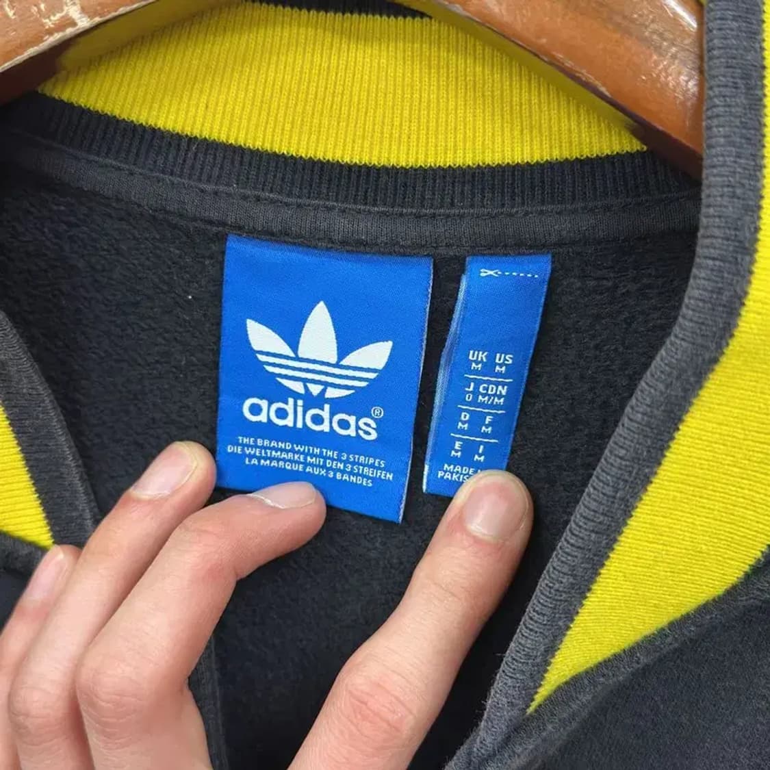 아디다스 센터자수 배색 바시티 자켓 M M08938 상품이미지3