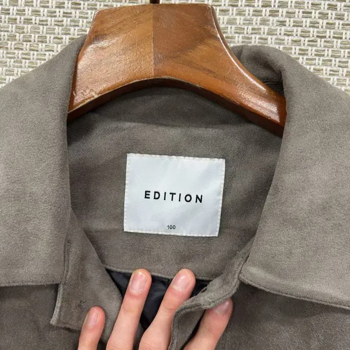 에디션 캐주얼 스웨이드 자켓 100 M08939 상품이미지3