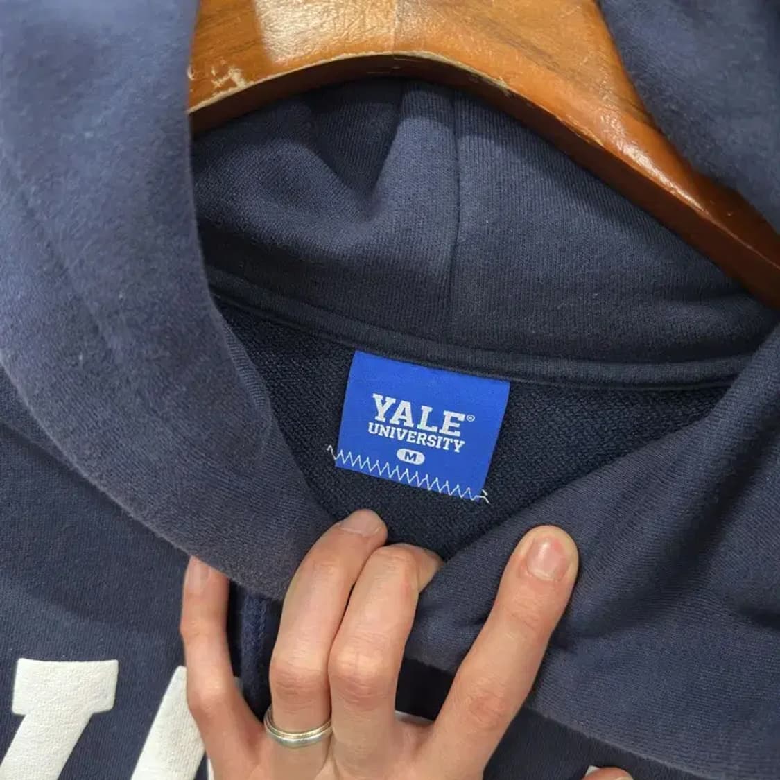 예일 프린팅로고 캐주얼 후드티 M M08941 상품이미지3