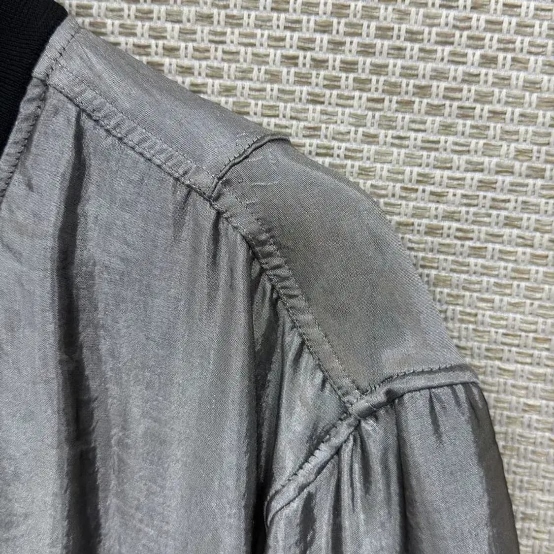 에이치앤엠 유광 항공점퍼 블루종 자켓 M M08944 상품이미지5