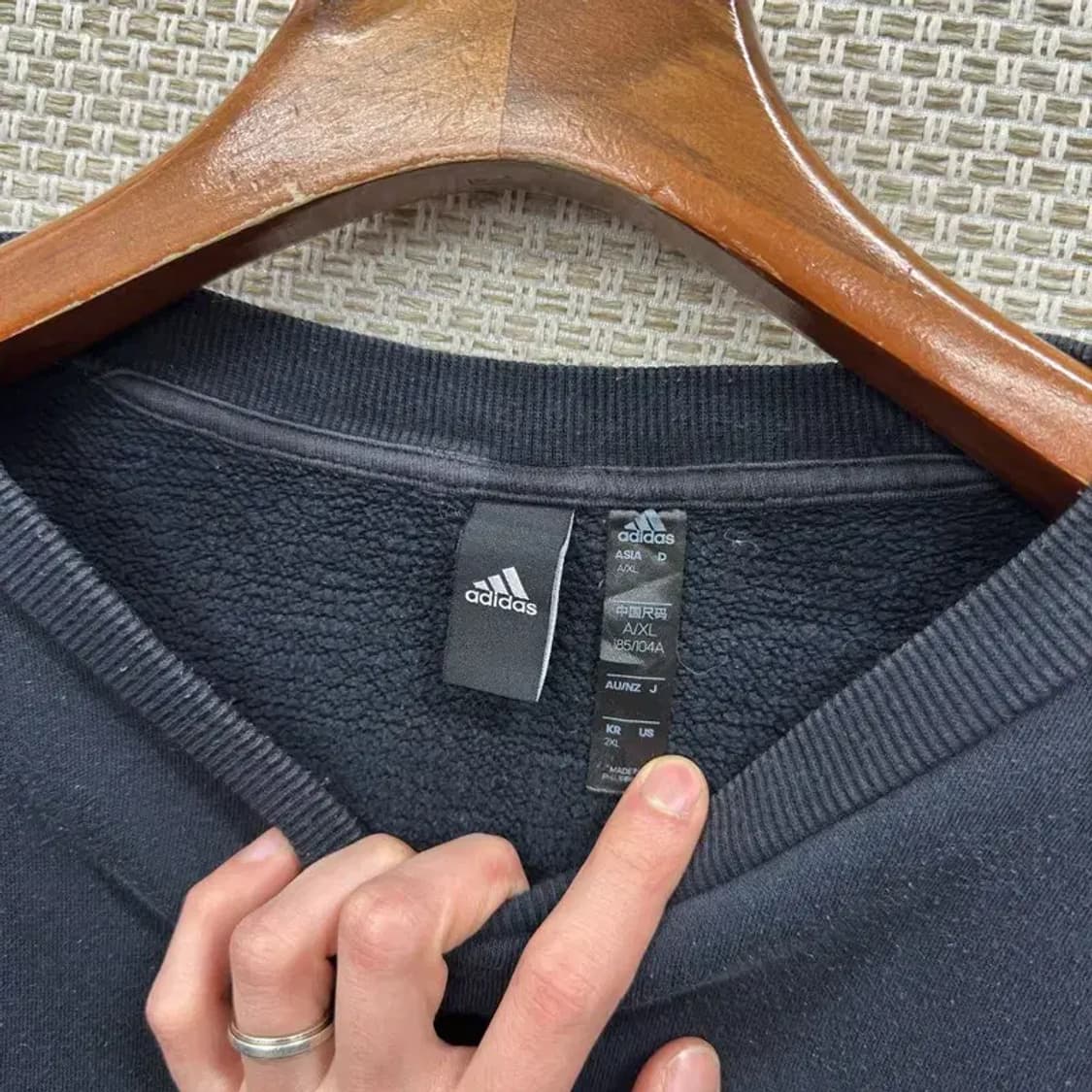 아디다스 백프린팅 캐주얼 맨투맨 2XL M08951 상품이미지3
