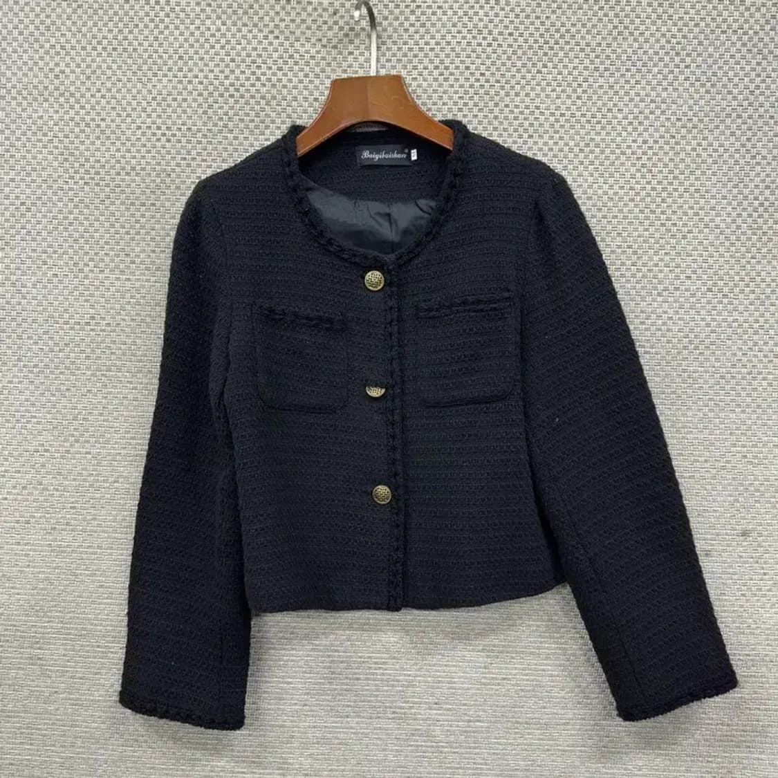 빈티지 여성 크롭 트위드 자켓 XS M08955 상품이미지1