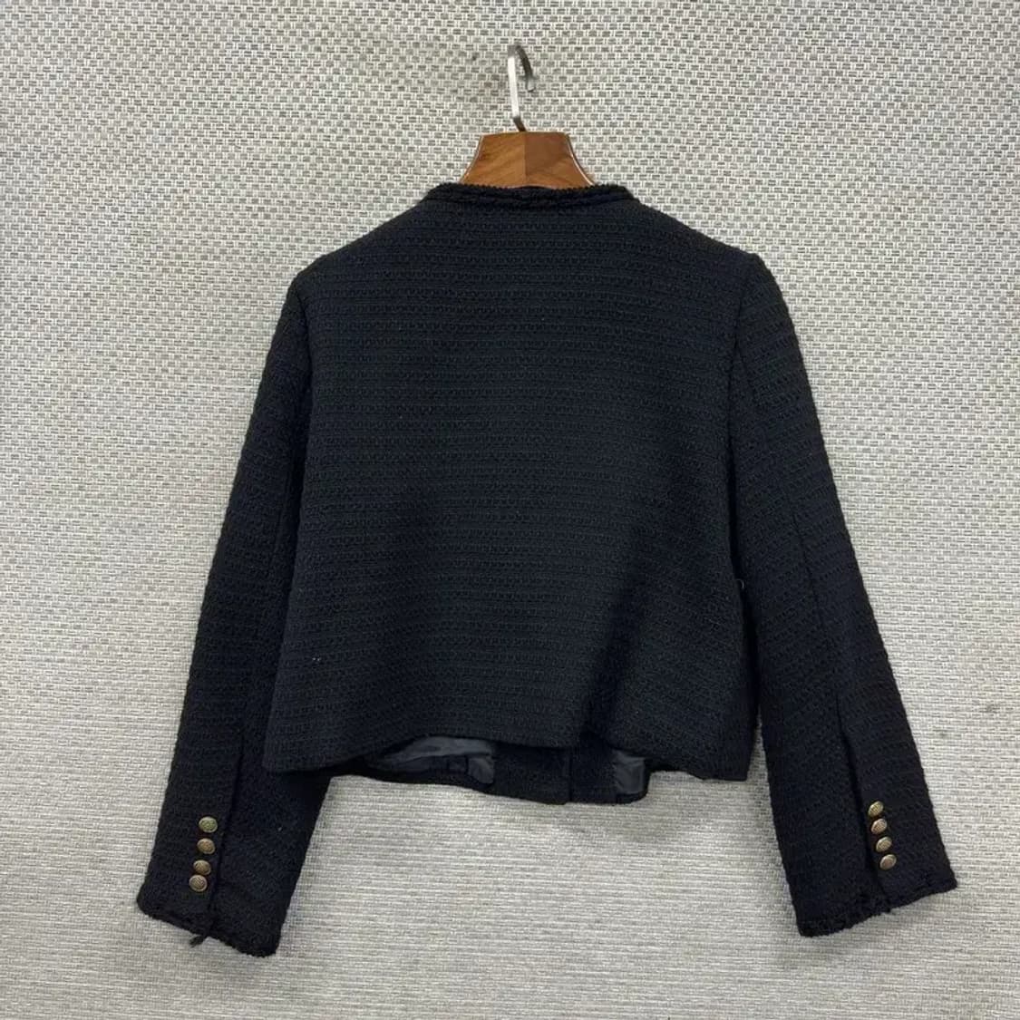 빈티지 여성 크롭 트위드 자켓 XS M08955 상품이미지2