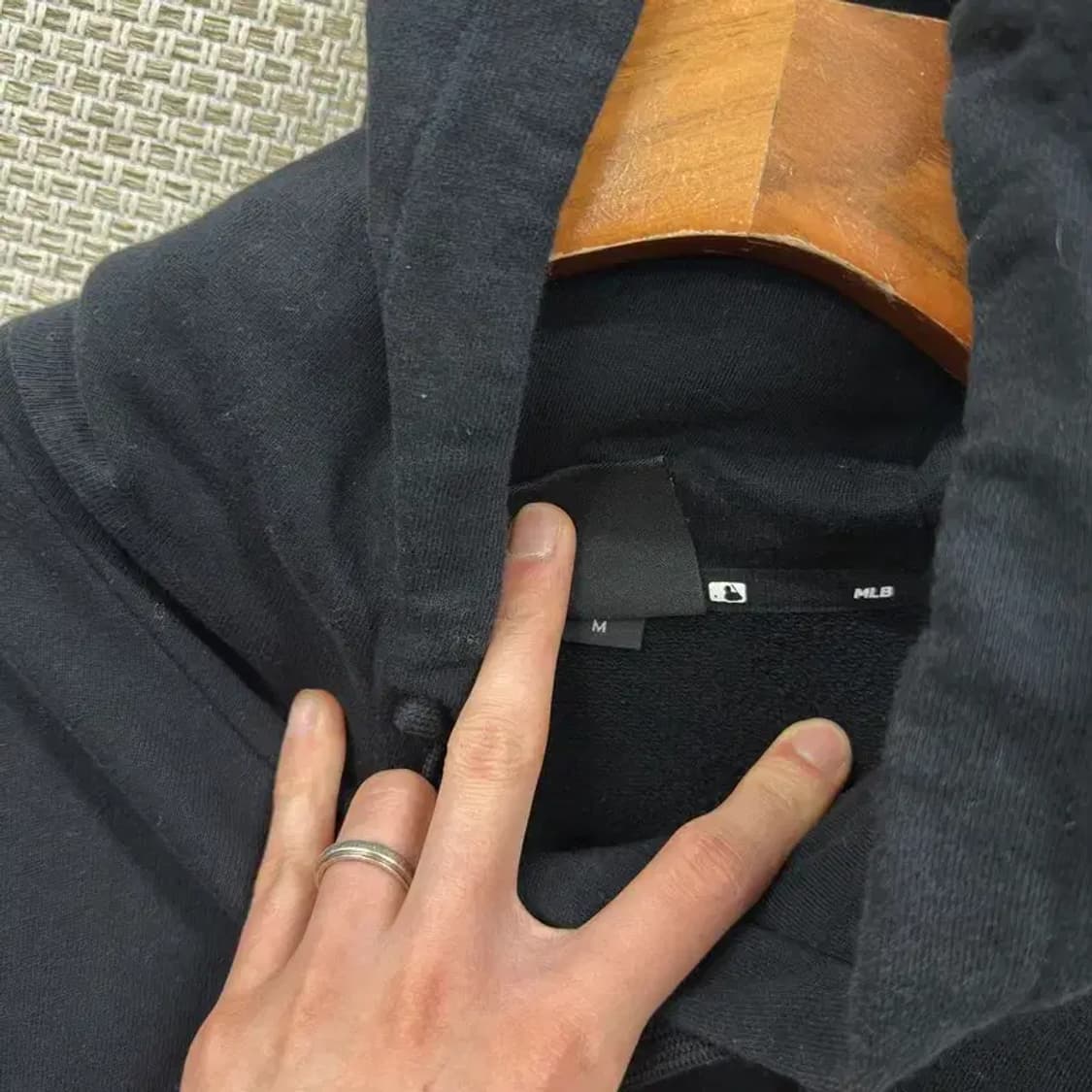 MLB 프린팅 캐주얼 후드티 MM08945 상품이미지3