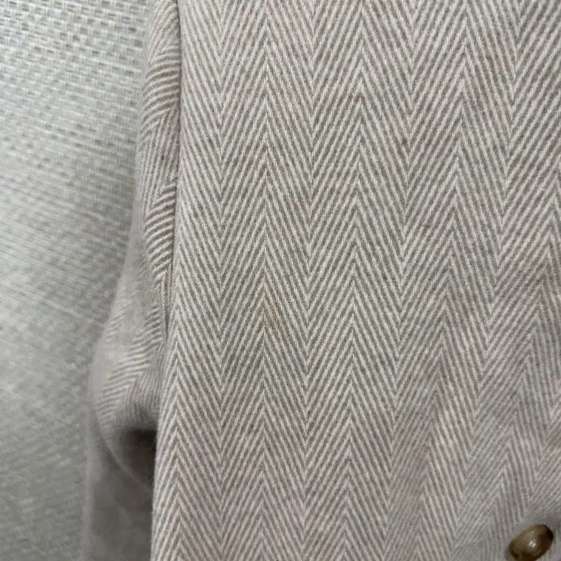 에잇세컨즈 베이지 투포켓 울 크롭 자켓 S M08956 상품이미지5