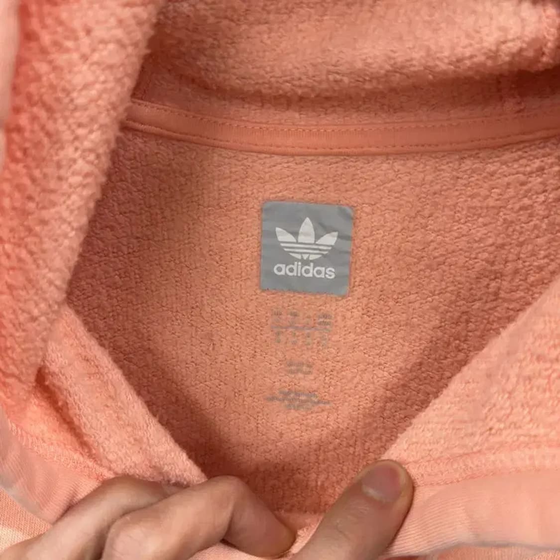 아디다스 핑크 프린팅로고 약기모 후드티 100 M08949 상품이미지3