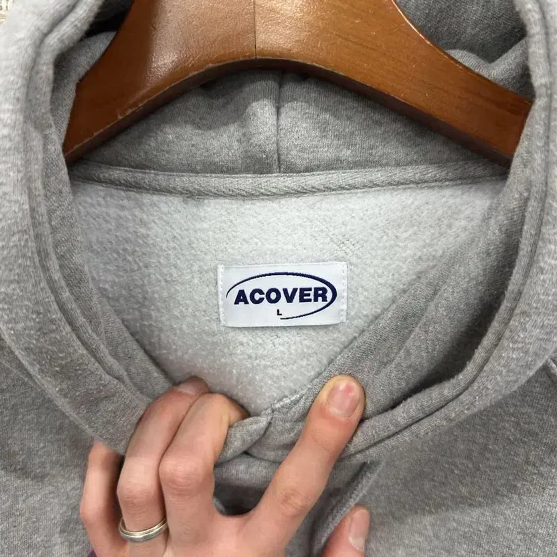 어커버 약기모 센터프린팅 캐주얼 후드티 L M08954 상품이미지3