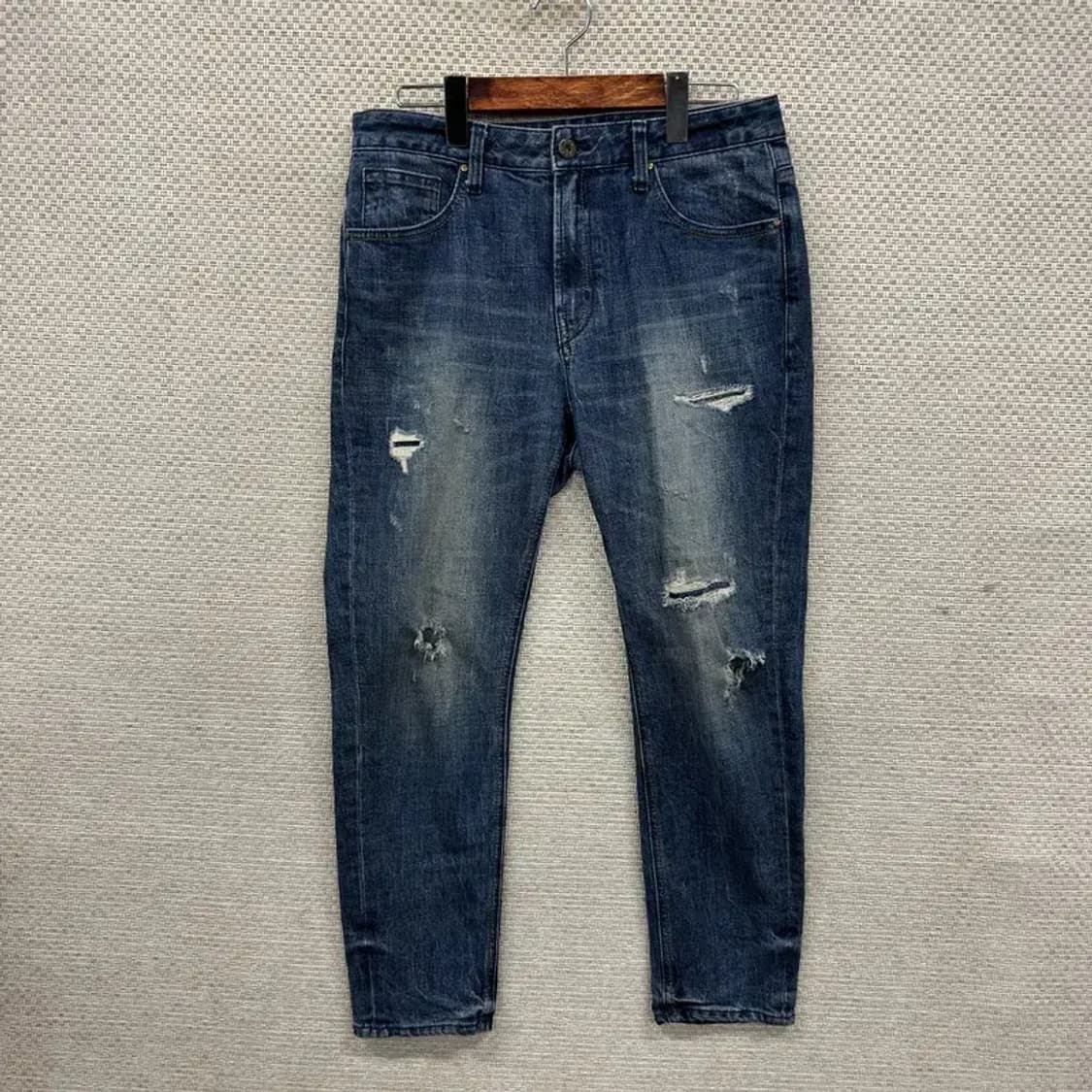 버커루 워싱 데미지 데님 청바지 31인치 M09808 상품이미지1