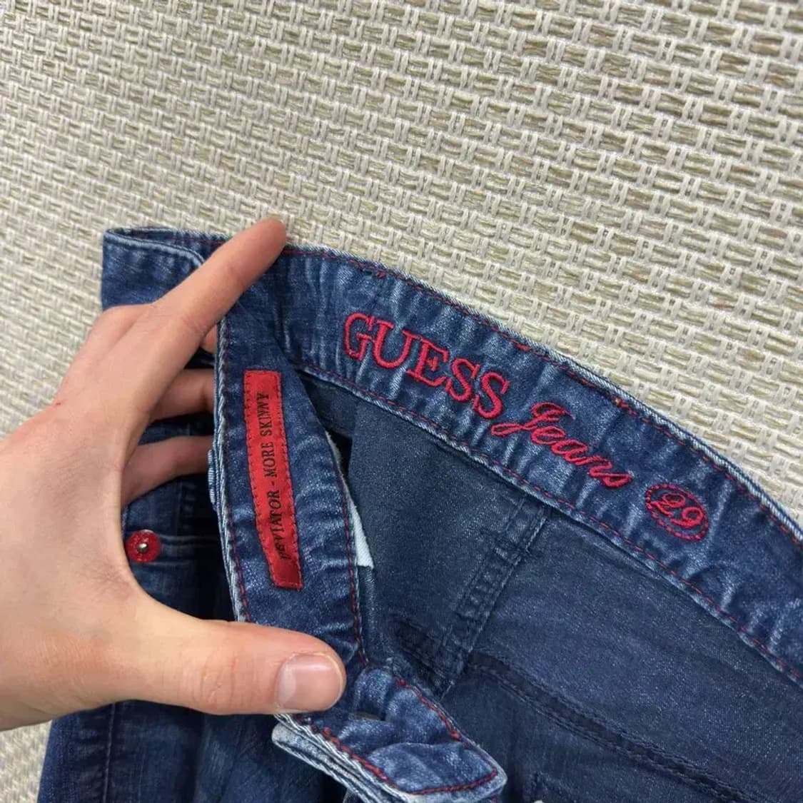 게스 캐주얼 스키니진 데님 스판 청바지 29 M09812 상품이미지4