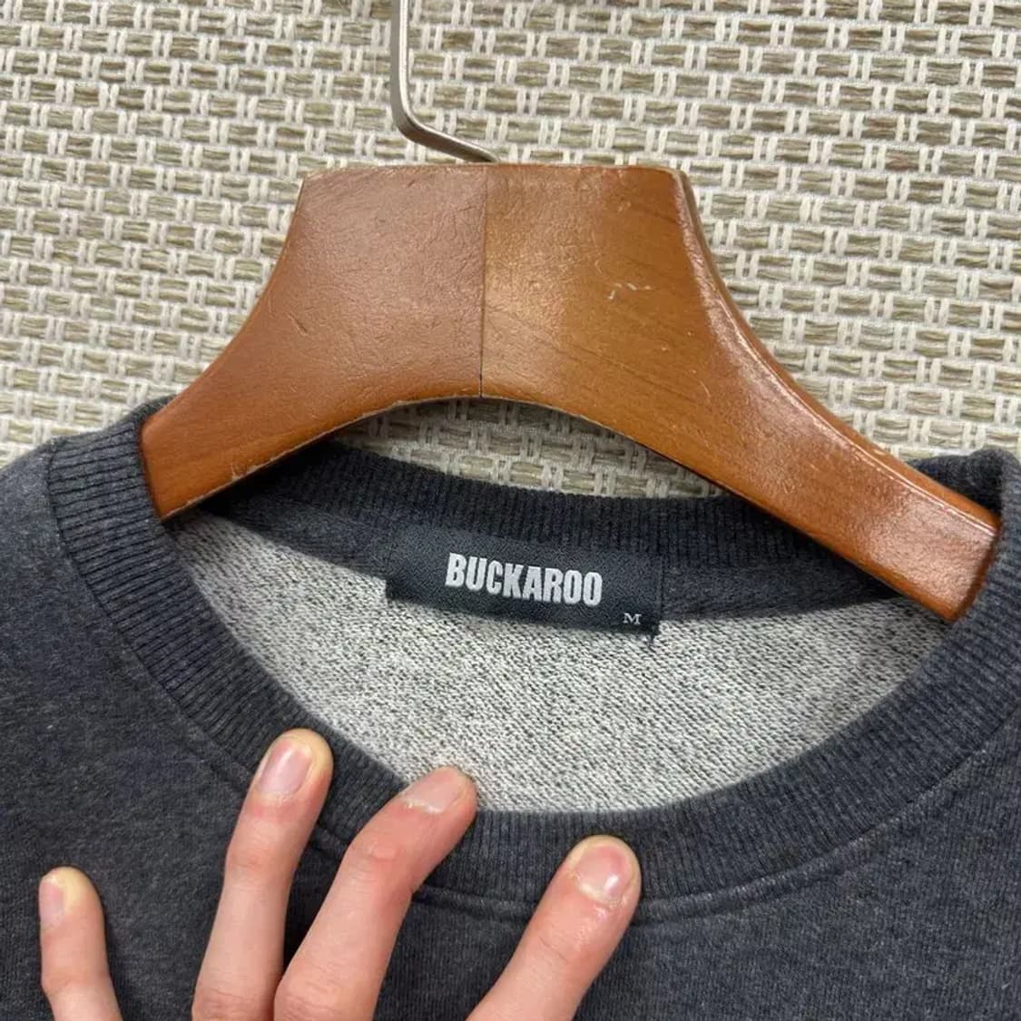 버커루 무지 캐주얼 맨투맨 M M09802 상품이미지3