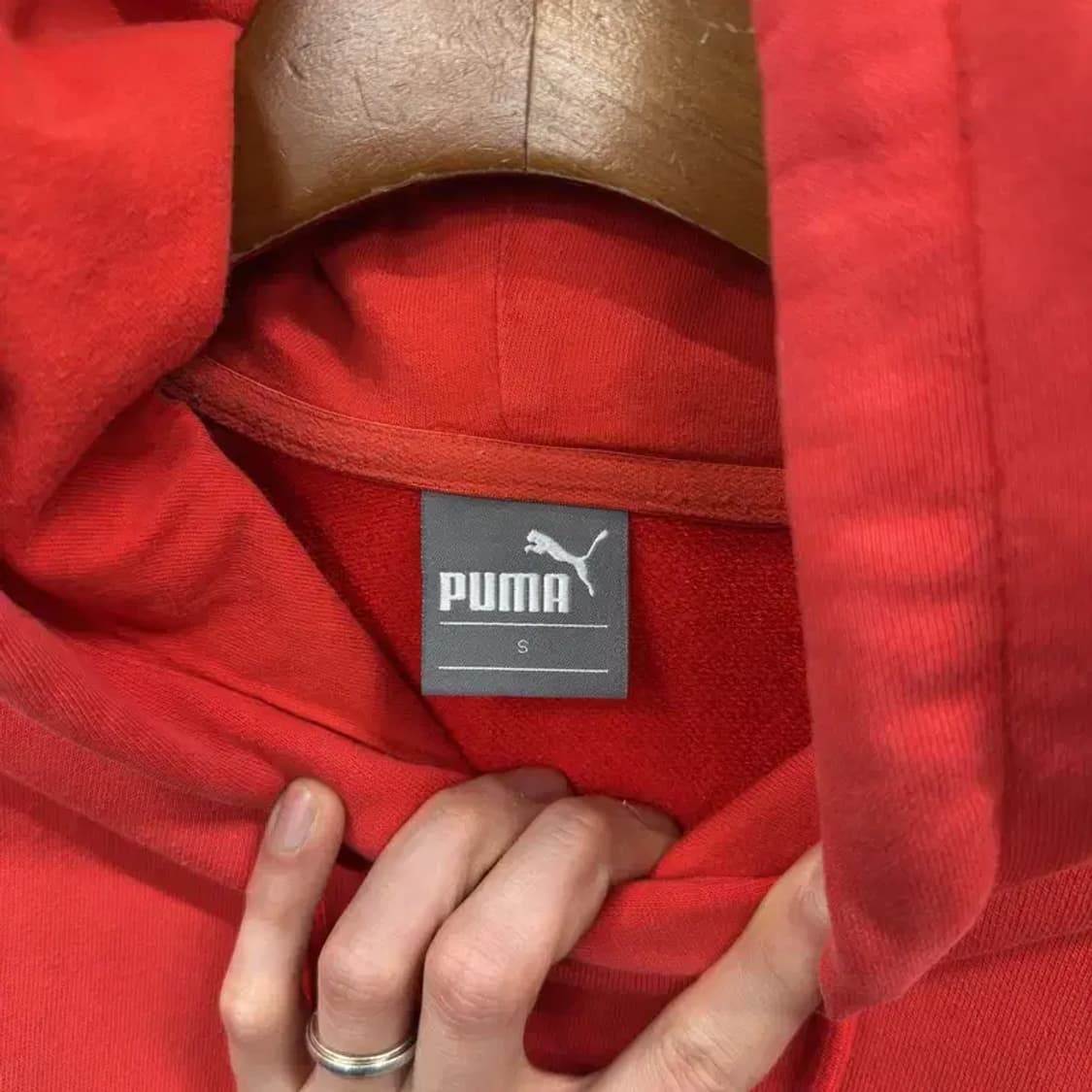 푸마 프린팅로고 캐주얼 오버핏 후드티 S M09797 상품이미지3