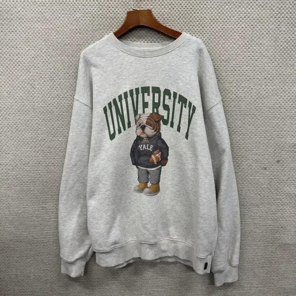 예일 프린팅로고 캐주얼 오버핏 맨투맨 L M09806 상품이미지1