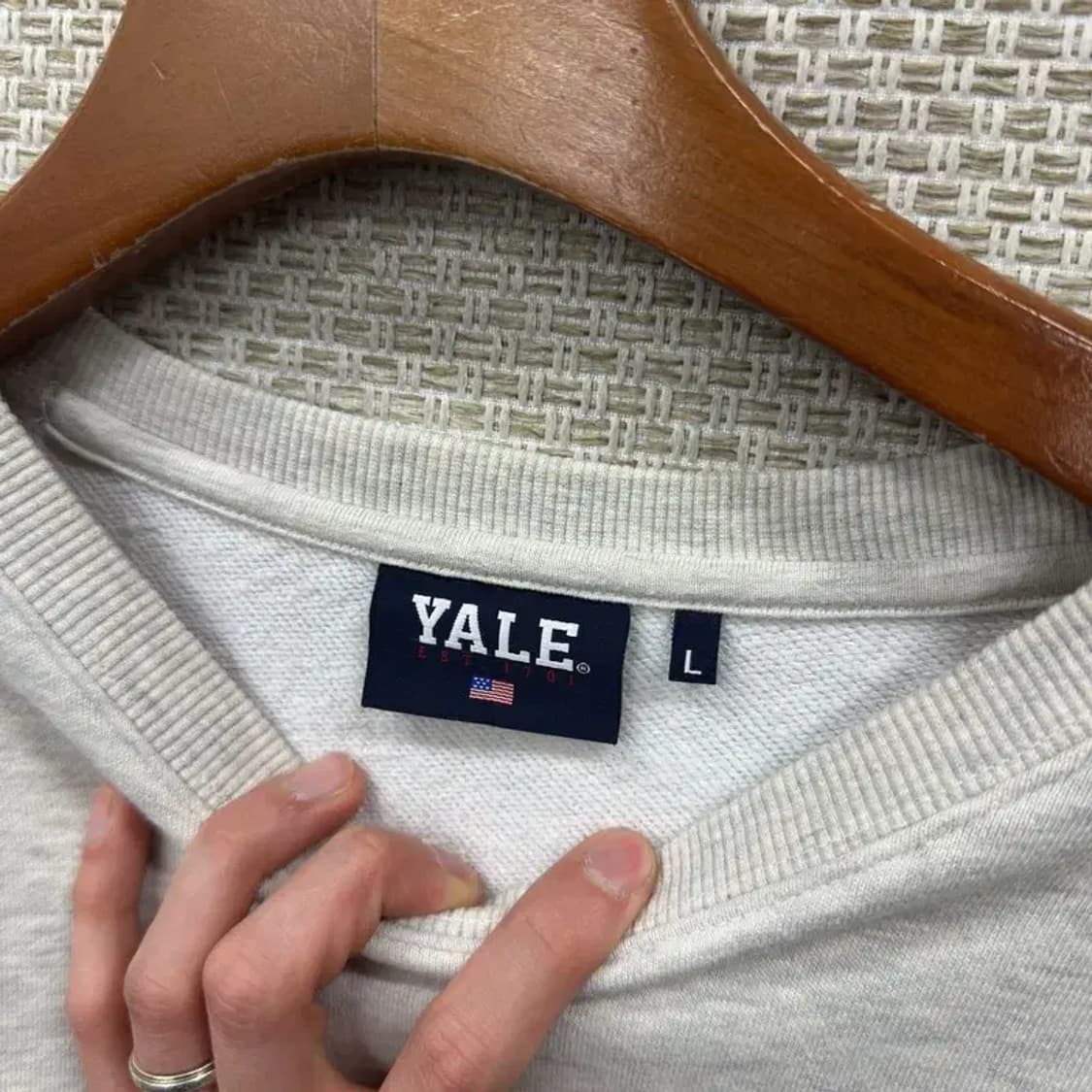 예일 프린팅로고 캐주얼 오버핏 맨투맨 L M09806 상품이미지3