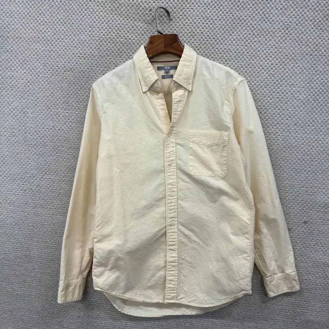 유니클로 포켓 무지 캐주얼 슬림핏 셔츠 M M08966 상품이미지1