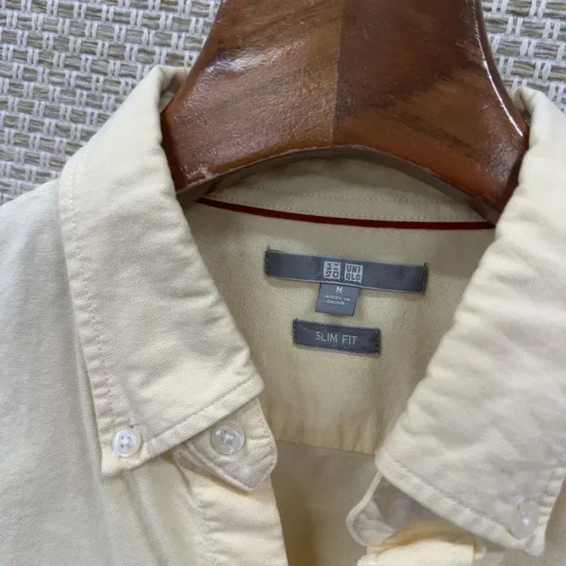 유니클로 포켓 무지 캐주얼 슬림핏 셔츠 M M08966 상품이미지3