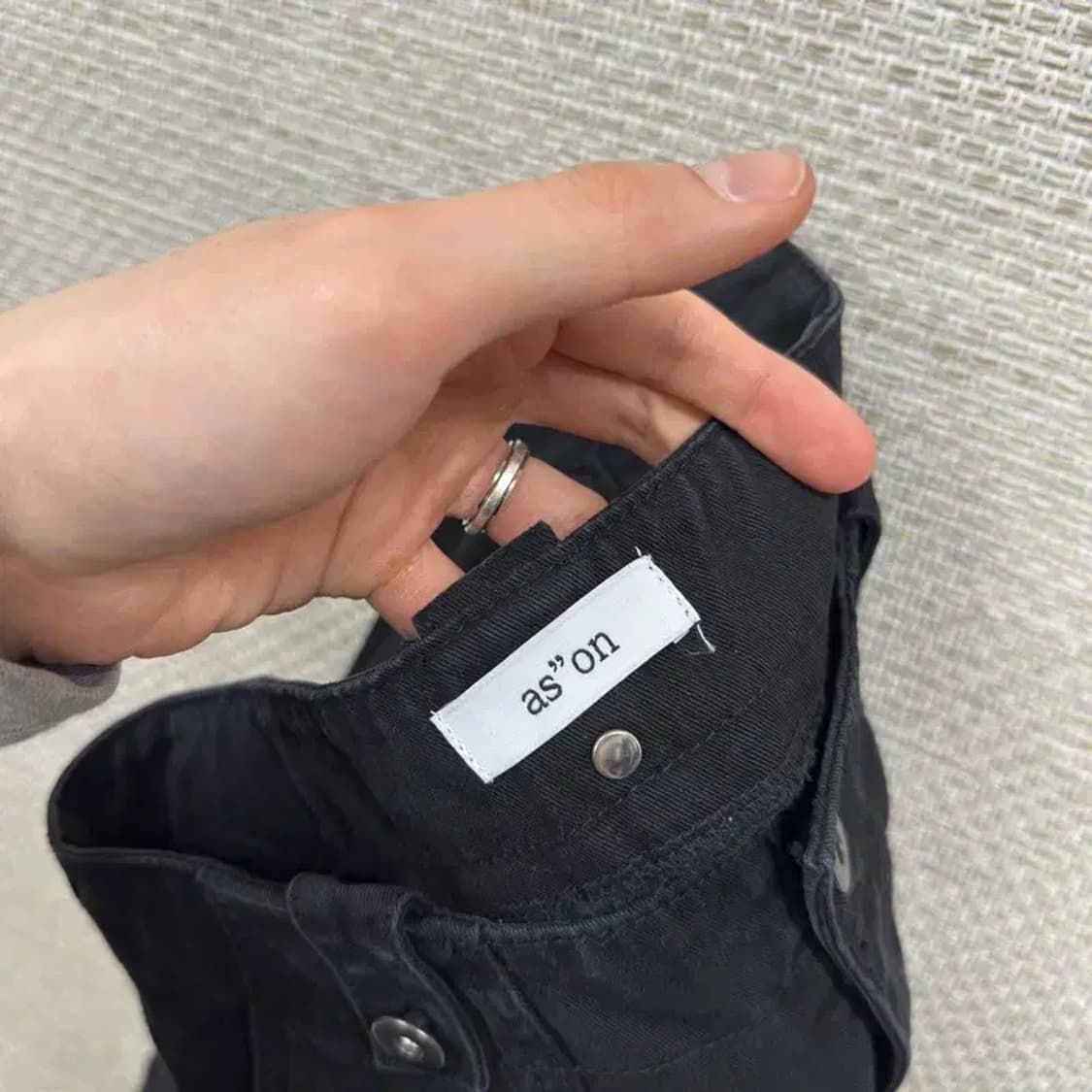 애즈온 캐주얼 카고 와이드 팬츠 28인치 M08968 상품이미지4