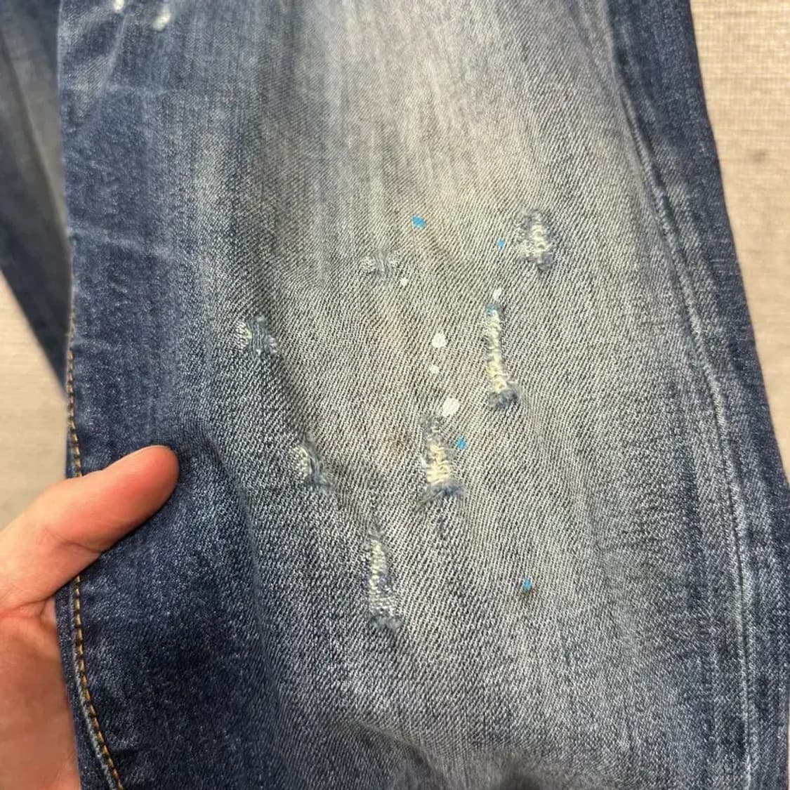 디스퀘어드2 워싱 데님 청바지 46 M08970 상품이미지4