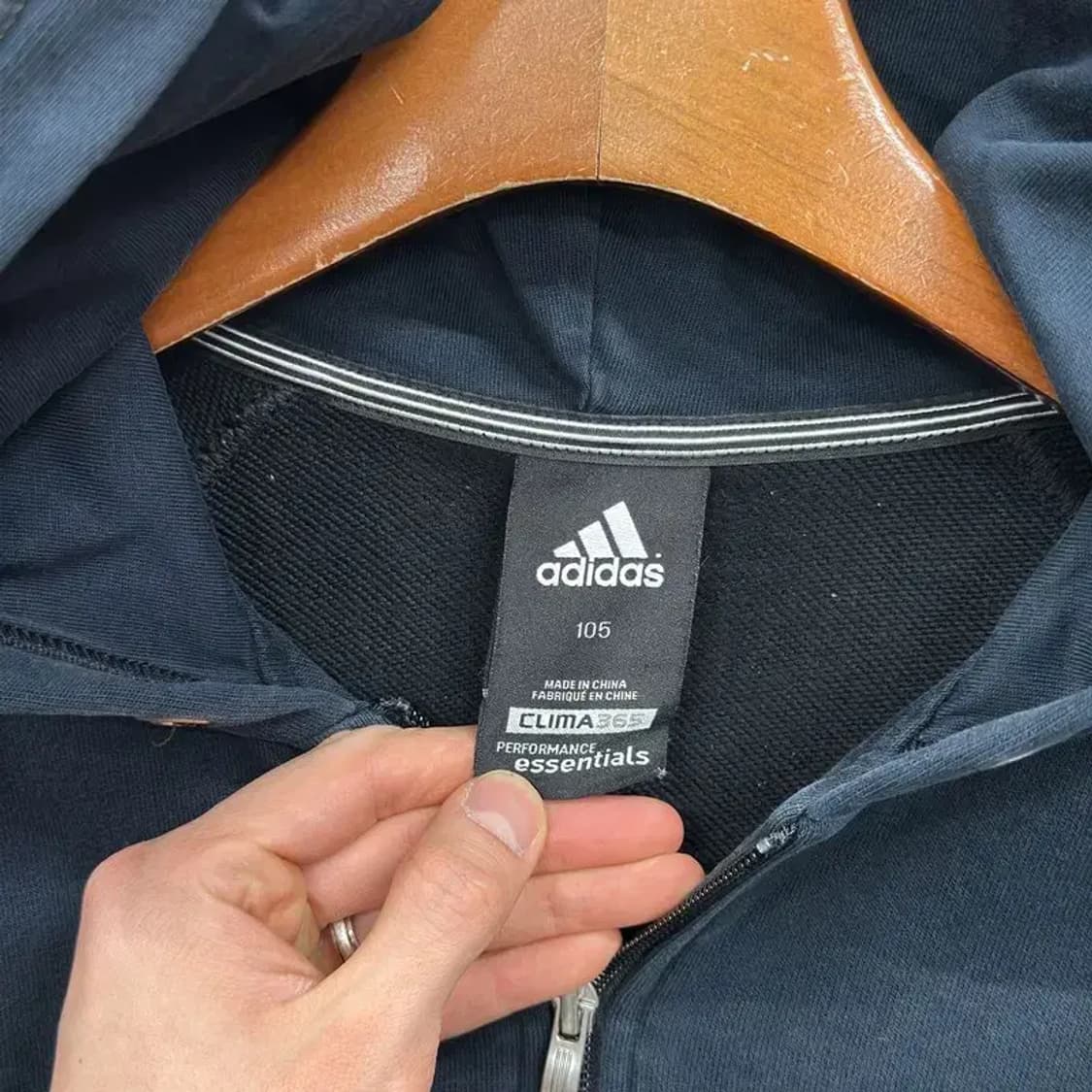 아디다스 자수로고 사이드라인 후드집업 105 M08962 상품이미지3
